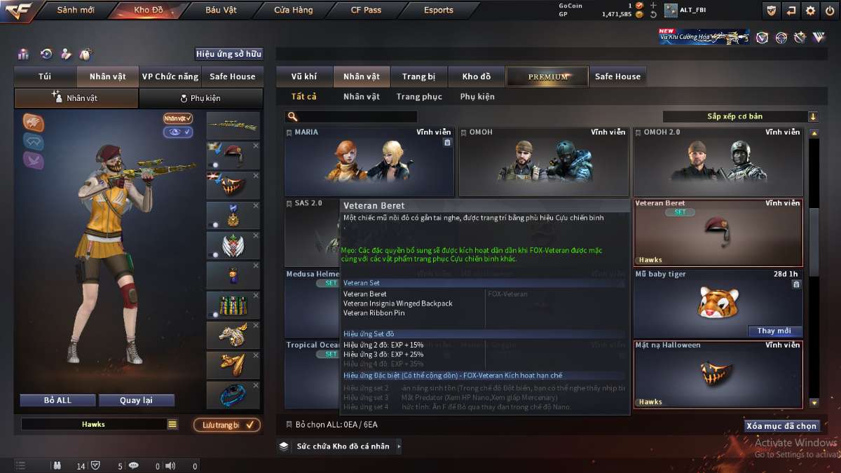 shop acc cf uy tin gia re